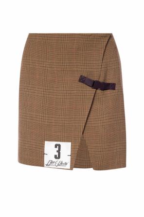 Patterned skirt with vent, zdjęcie 1 Patterned skirt with vent od Off White